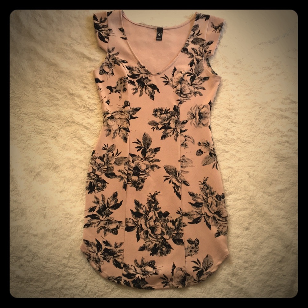 Pink & Black Dress